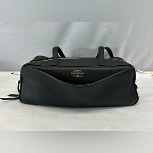 BALENCIAGA
Carrie Small Leather Bowling Shoulder Bag